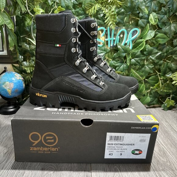 Zamberlan 5020 Extinguisher II WLF Men\'s Black Hiking Work Boots Size USA 9 NEW Zamberlan 5020 Extinguisher II WLF Men main image 3